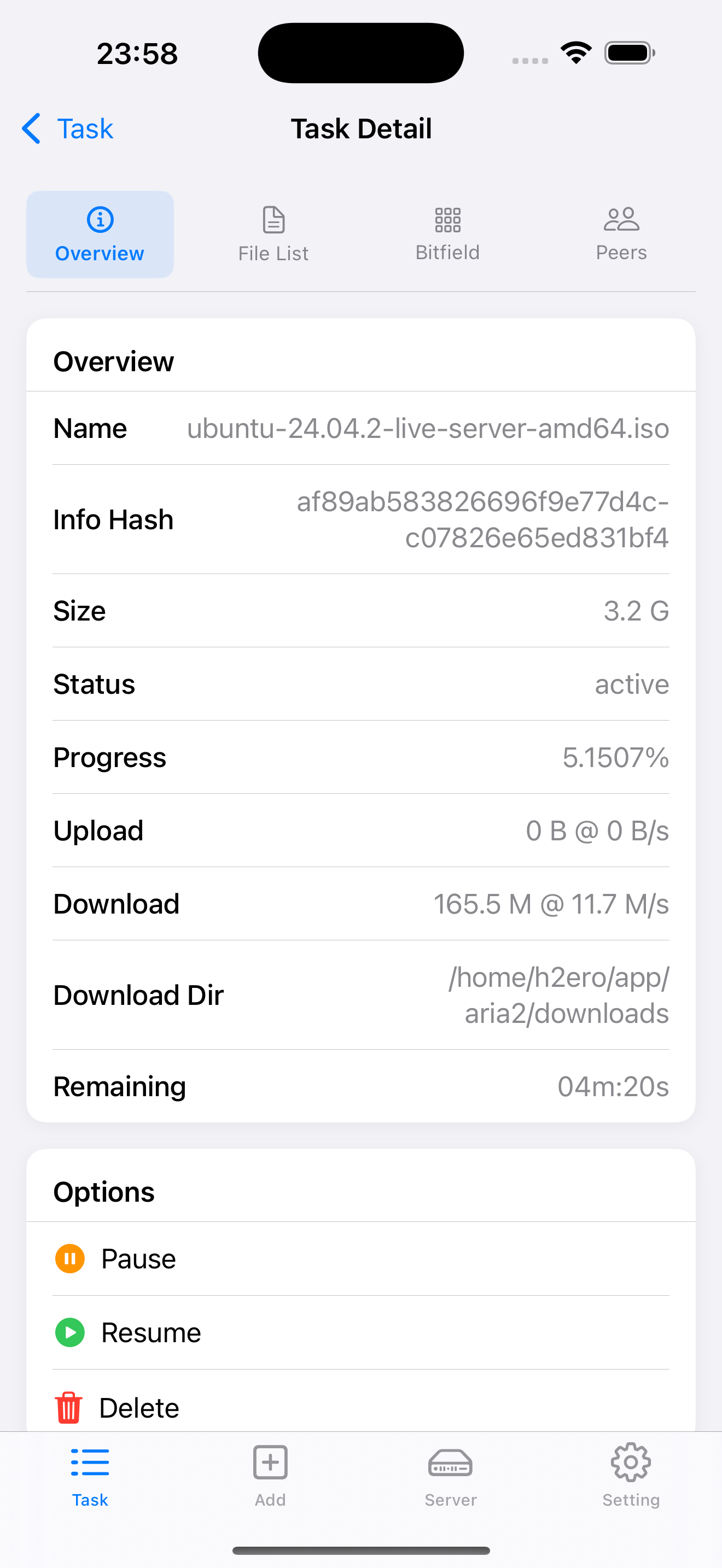 NeoAria2 screenshot 3